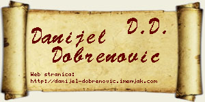 Danijel Dobrenović vizit kartica